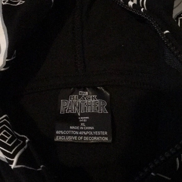Black panther full zip jacket - Picture 3 of 4